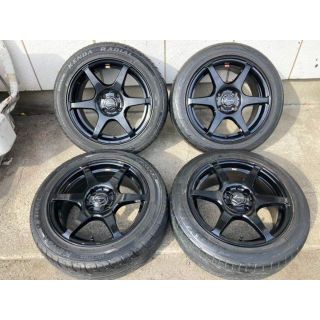 ネコ様専用！ 4穴 PCD100 +38 185/55R15 4本セット(タイヤ・ホイールセット)