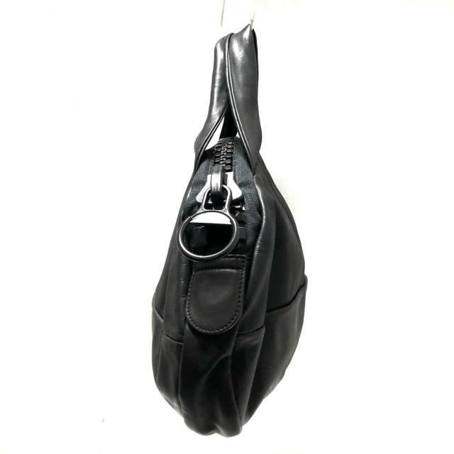 カワカワ ハンドバッグ美品  - 黒 レザー レディースのバッグ(ハンドバッグ)の商品写真