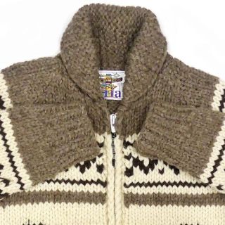 KANATA - カウチン セーター kanata ニット カナダ製 カナタ L位 古着
