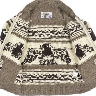 KANATA - カウチン セーター kanata ニット カナダ製 カナタ L位 古着