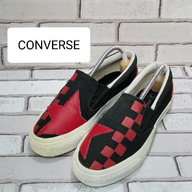 【CONVERSE】コンバース スリッポン　ビッグスター　レザー