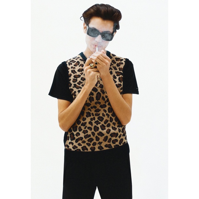 Supreme - 激レア 16ss supreme Leopard vest Lサイズの通販 by しゅん