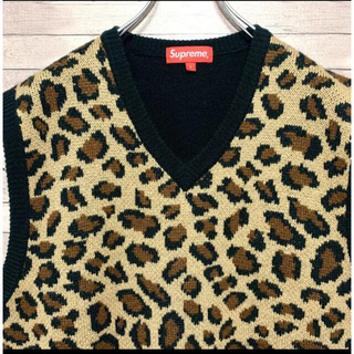 激レア 16ss supreme Leopard vest Lサイズ
