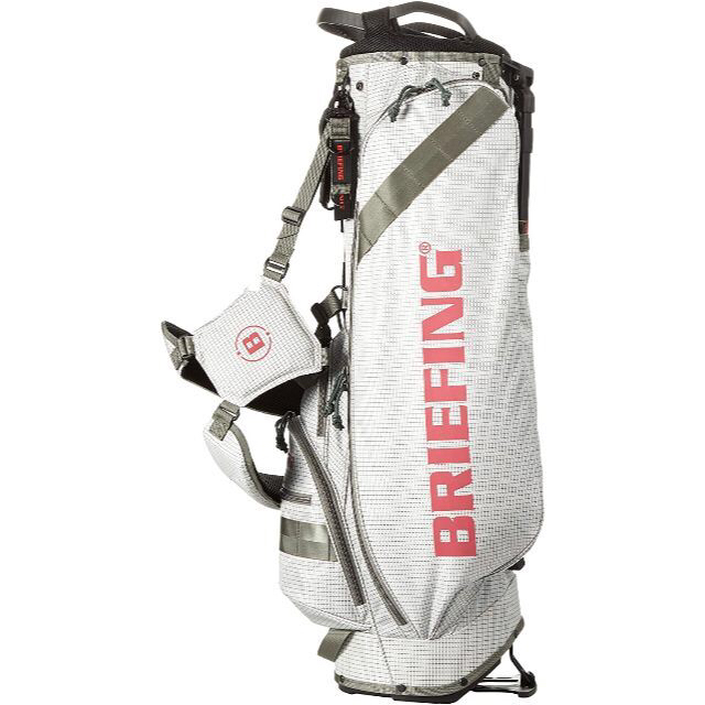 BRIEFING - BRIEFING GOLF キャディバッグ CR-7 8.5型 46インチ 白の