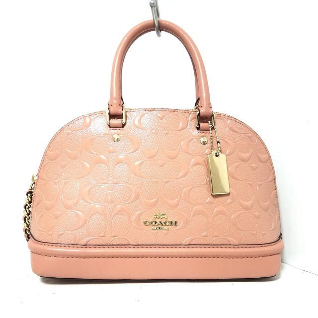 上品な COACH ピンク F27597 - ハンドバッグ コーチ - ハンドバッグ 直営通販通販サイト 人気 ピンク ハンドバッグ 【新品】COACH/コーチ ハンドバッグ