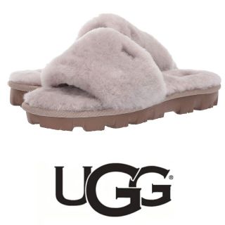 限定セール!UGG 新品未使用品⭐︎ファーサンダル24㎝ - library