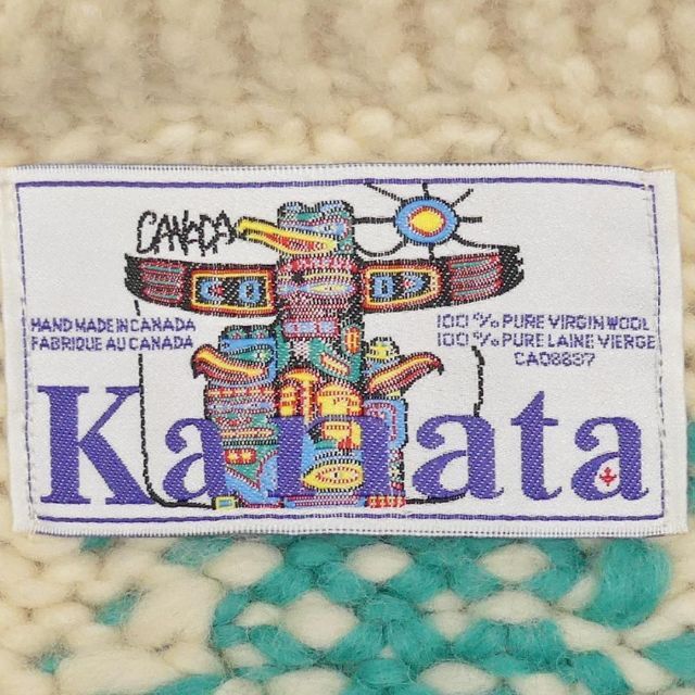 カウチン セーター kanata ニット カナダ製 カナタ L  メンズ 5
