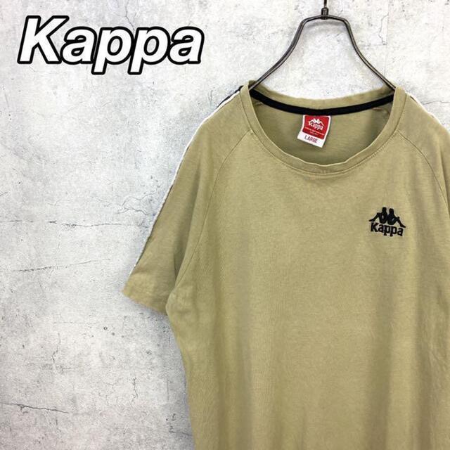 Kappa(カッパ)の希少 90s カッパ Tシャツ 刺繍ロゴ 美品 メンズのトップス(Tシャツ/カットソー(半袖/袖なし))の商品写真