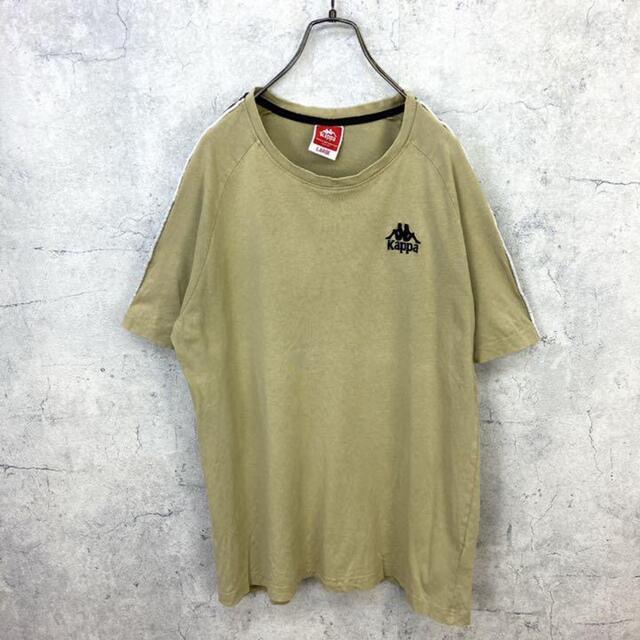 Kappa(カッパ)の希少 90s カッパ Tシャツ 刺繍ロゴ 美品 メンズのトップス(Tシャツ/カットソー(半袖/袖なし))の商品写真