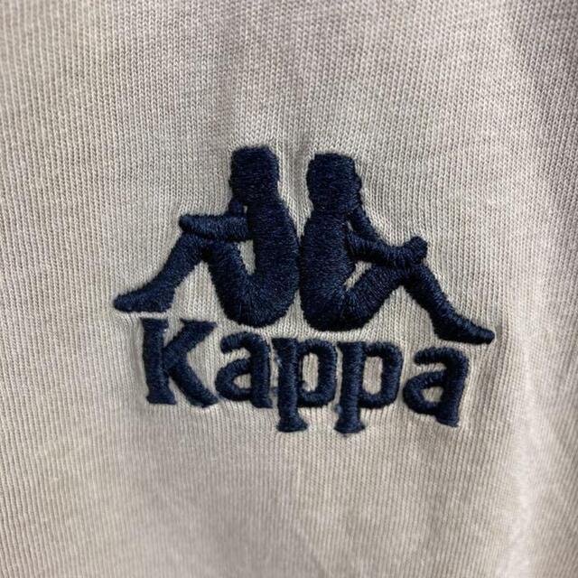 Kappa(カッパ)の希少 90s カッパ Tシャツ 刺繍ロゴ 美品 メンズのトップス(Tシャツ/カットソー(半袖/袖なし))の商品写真