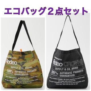 ロデオクラウンズワイドボウル(RODEO CROWNS WIDE BOWL)のRODEO CROWNS トートバッグ エコバッグ ショルダーバッグ 2点セット(エコバッグ)