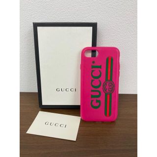 グッチ(Gucci)のGUCCI グッチ　iPhoneケース　iPhone8 SE シリコン(iPhoneケース)