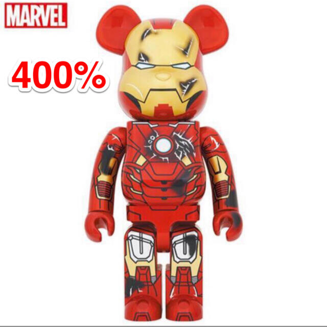 その他BE@RBRICK IRON MAN MARK VII DAMAGE 400%