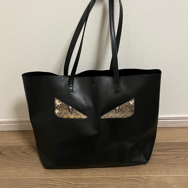 フェンディ FENDI モンスター　トートバッグ　パイソン　レザー