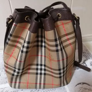 BURBERRY   バーバリー ショルダーバッグ 巾着バッグ ノバチェック