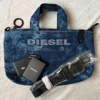 ディーゼル(DIESEL)のDIESEL バティックデニムサッチェルバッグ(トートバッグ)