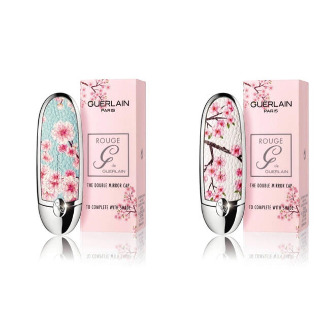 GUERLAIN(ゲラン)の新品★桜柄水色　ケースのみ　ルージュジェ コスメ/美容のベースメイク/化粧品(口紅)の商品写真