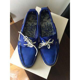 ポールスミス(Paul Smith)のポールスミス　redear レザーデッキシューズ　ブルー　(スニーカー)