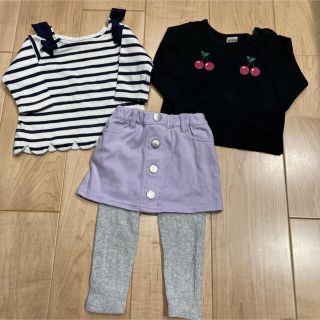 プティマイン(petit main)のプティマイン 80cm 女の子セット(シャツ/カットソー)