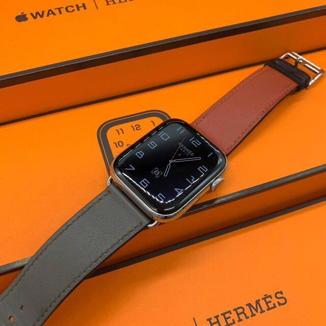 Hermes - HERMES エルメス アップルウォッチ series5 44mm メンズの 