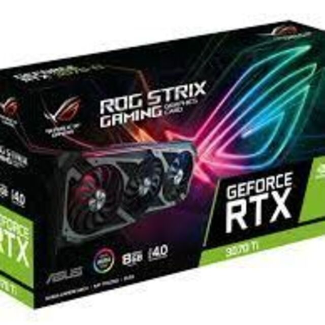 新品未開封ROG STRIX GAMING GeForce RTX 3070TiPCパーツ