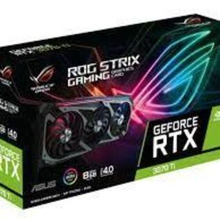 エイスース(ASUS)の新品未開封ROG STRIX GAMING GeForce RTX 3070Ti(PCパーツ)