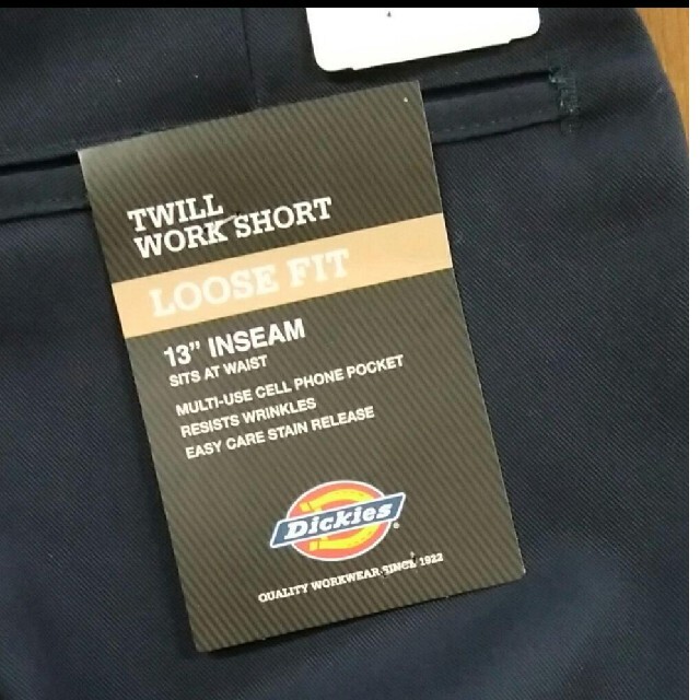 Dickies(ディッキーズ)の新品 34 DN ハーフパンツ ディッキーズ ダークネイビー メンズのパンツ(ショートパンツ)の商品写真