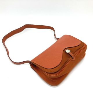 エルメス HERMES サック コロラド MM ワンショルダー ポシェット ショルダーバッグ トワルシェブロン I□刻 オレンジ系