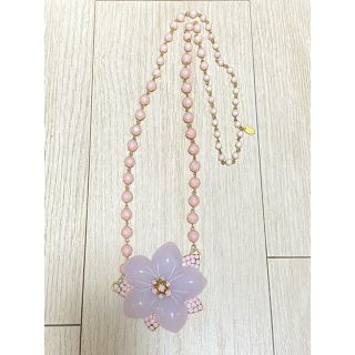 ジルスチュアート(JILLSTUART)のジルスチュアート  ロングネックレス  桜(ネックレス)