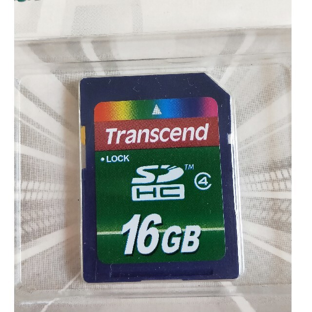 Transcend(トランセンド)のSDカード 16G（未使用） スマホ/家電/カメラのPC/タブレット(PC周辺機器)の商品写真