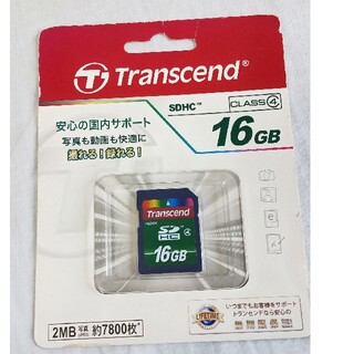トランセンド(Transcend)のSDカード 16G（未使用）(PC周辺機器)