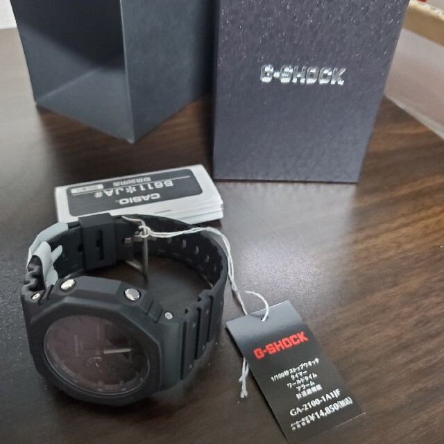 G-SHOCK(ジーショック)の新品未使用　国内正規品G-SHOCK GA-2100-1A1JF　オールブラック メンズの時計(腕時計(デジタル))の商品写真