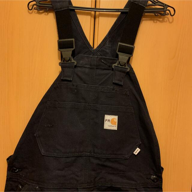 90s carhartt FR オーバーオール ダブルニー ダック地　裾ジップ | フリマアプリ ラクマ