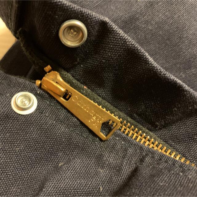 90s carhartt FR オーバーオール ダブルニー ダック地 裾ジップ
