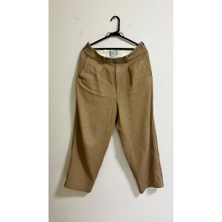 コモリ(COMOLI)の[yoke] 1TUCK WIDE TROUSERS(スラックス)