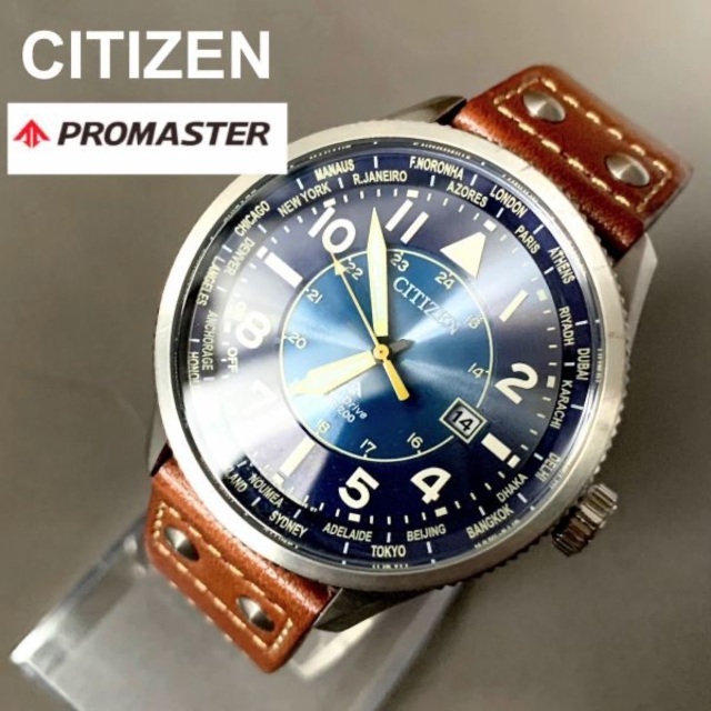 【新品】高級シチズン ナイトホーク ソーラー CITIZEN メンズ腕時計