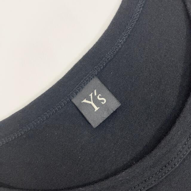 Y's ワイズ 18SS ニット切替 変形ワンピース