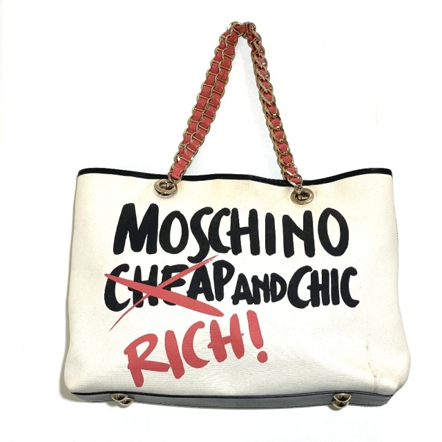 ♡完売品♡MOSCHINO ショッピングトート ミニバック2WAY　ハンド　ロゴ