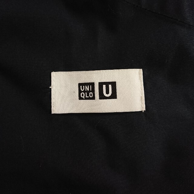 UNIQLO(ユニクロ)のユニクロ U フーデッド コート L ブラック UNIQLOU ルメール メンズのジャケット/アウター(モッズコート)の商品写真