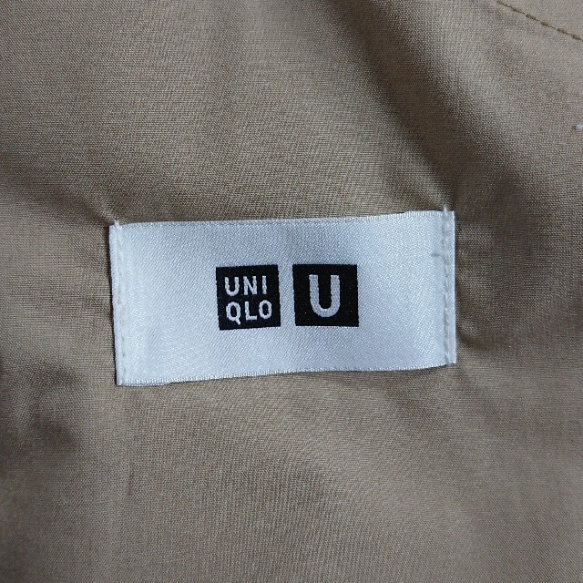 UNIQLO(ユニクロ)のユニクロ U フーデッド コート L ブラウン UNIQLOU ルメール メンズのジャケット/アウター(モッズコート)の商品写真