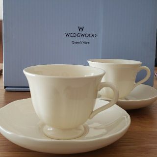 ウェッジウッド(WEDGWOOD)の【未使用】Wedgewoodカップ&ソーサーセット(食器)