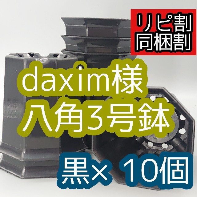 daxim様 八角鉢 ハンドメイドのフラワー/ガーデン(プランター)の商品写真