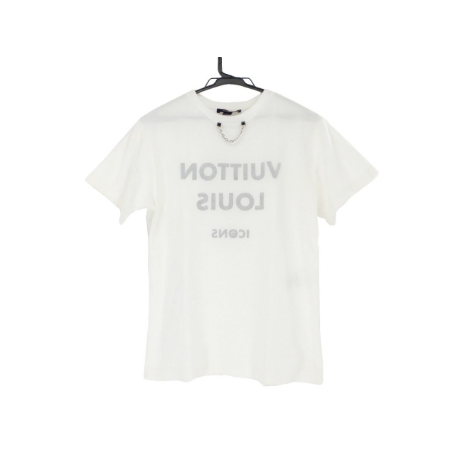 LOUIS VUITTON(ルイヴィトン)のルイヴィトン 半袖Ｔシャツ   19SS　反転ロゴプリント　チェーン付　半袖Ｔシ レディースのトップス(Tシャツ(半袖/袖なし))の商品写真