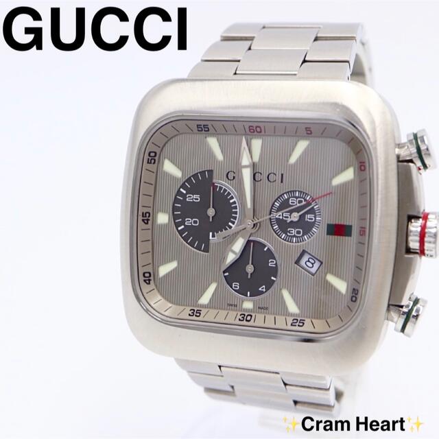 得価低価 Gucci - 稼働GUCCI グッチ 131.2 クーペ クロノグラフ メンズ