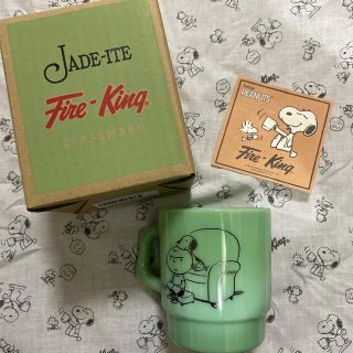 ファイヤーキング(Fire-King)のファィヤーキング　マグ　ジェダイ　ピーナッツ(グラス/カップ)