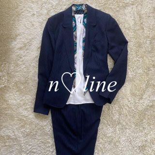 アオキ(AOKI)のn-line  大きいサイズ　佐々木希 スーツ　上17号　下19号　セットアップ(スーツ)