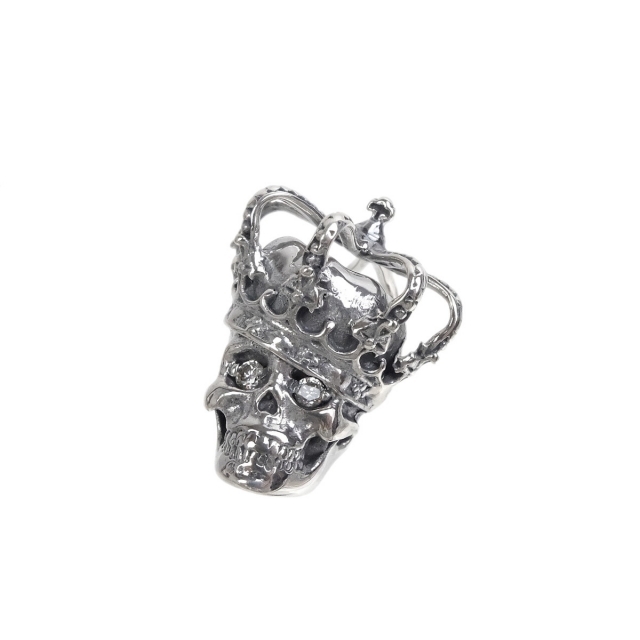 アクセサリージャスティンデイビス ペンダントトップ ESSENTIAL SKULL　スカル　ペンダント　ネックレストップ　SV925　シルバー　SPJ155