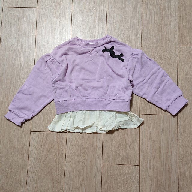 F.O.KIDS(エフオーキッズ)のスウェット【110】アプレレクール キッズ/ベビー/マタニティのキッズ服女の子用(90cm~)(Tシャツ/カットソー)の商品写真