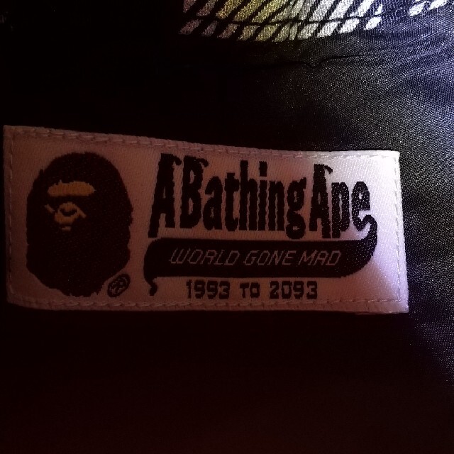 A BATHING APE(アベイシングエイプ)のa bathing apeコットンナイロンpantsシルバー レディースのパンツ(ワークパンツ/カーゴパンツ)の商品写真