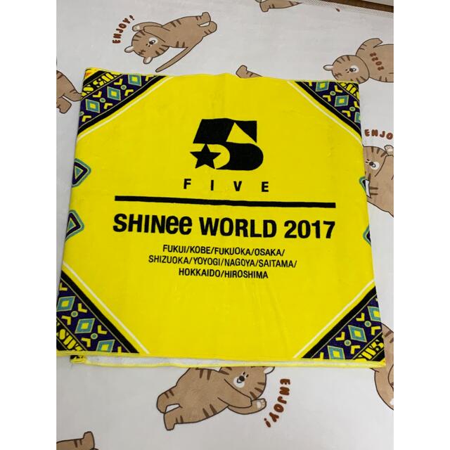 SHINee(シャイニー)のSHINee World 2017 FIVE ツアータオル エンタメ/ホビーのタレントグッズ(アイドルグッズ)の商品写真